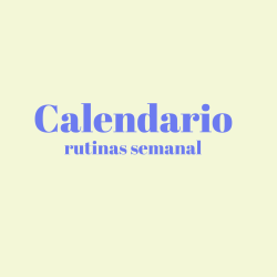 Calendario de Rutinas...